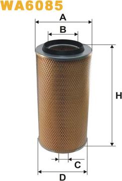 WIX Filters WA6085 - Filter za zrak www.molydon.hr