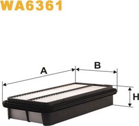 WIX Filters WA6361 - Filter za zrak www.molydon.hr