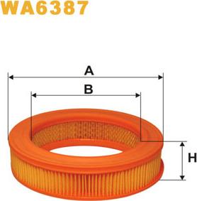 WIX Filters WA6387 - Filter za zrak www.molydon.hr