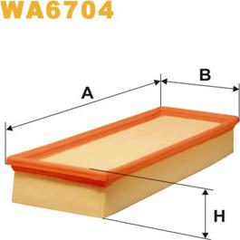 WIX Filters WA6704 - Filter za zrak www.molydon.hr