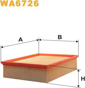 WIX Filters WA6726 - Filter za zrak www.molydon.hr