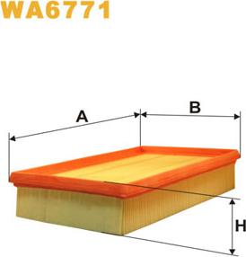 WIX Filters WA6771 - Filter za zrak www.molydon.hr