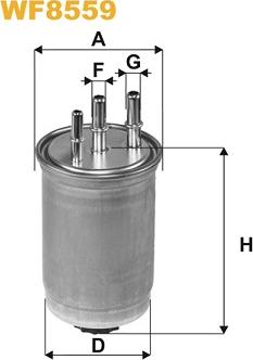 WIX Filters WF8569 - Filter za gorivo www.molydon.hr