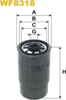 WIX Filters WF8318 - Filter za gorivo www.molydon.hr