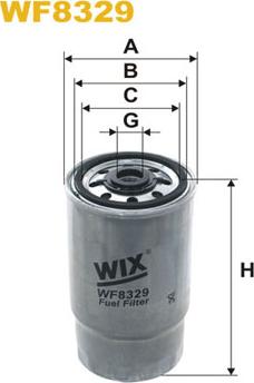 WIX Filters WF8329 - Filter za gorivo www.molydon.hr