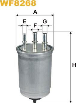 WIX Filters WF8268 - Filter za gorivo www.molydon.hr