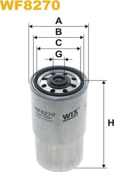 WIX Filters WF8270 - Filter za gorivo www.molydon.hr