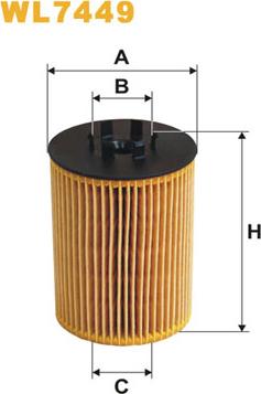 WIX Filters WL7449 - Filter za ulje www.molydon.hr