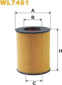 WIX Filters WL7461 - Filter za ulje www.molydon.hr