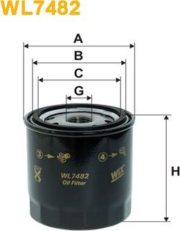 WIX Filters WL7482 - Filter za ulje www.molydon.hr