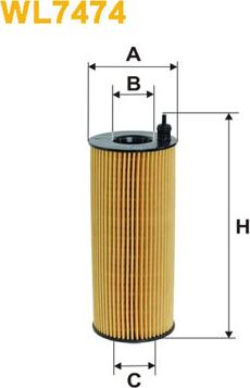 WIX Filters WL7474 - Filter za ulje www.molydon.hr