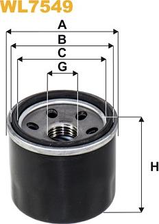 WIX Filters WL7549 - Filter za ulje www.molydon.hr