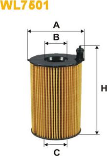 WIX Filters WL7501 - Filter za ulje www.molydon.hr