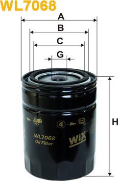 WIX Filters WL7068 - Filter za ulje www.molydon.hr