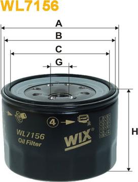 WIX Filters WL7156 - Filter za ulje www.molydon.hr