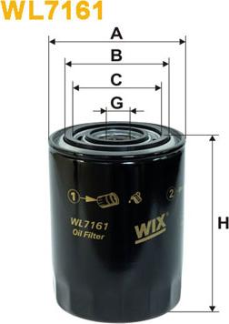 WIX Filters WL7161 - Filter za ulje www.molydon.hr