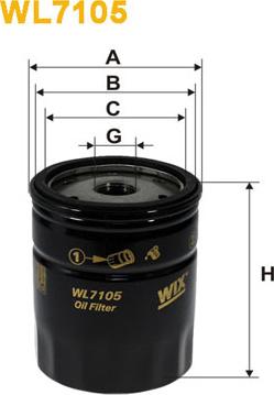 WIX Filters WL7105 - Filter za ulje www.molydon.hr