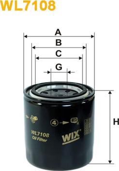 WIX Filters WL7108 - Filter za ulje www.molydon.hr