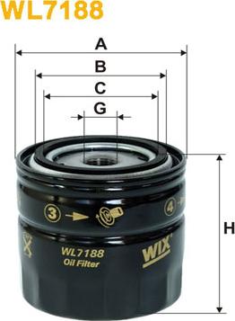 WIX Filters WL7188 - Filter za ulje www.molydon.hr