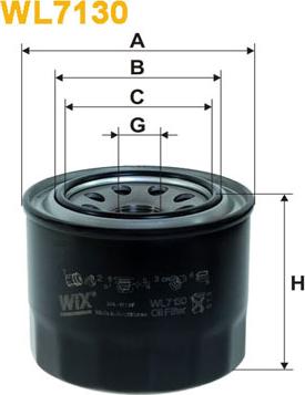 WIX Filters WL7130 - Filter za ulje www.molydon.hr