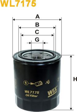 WIX Filters WL7175 - Filter za ulje www.molydon.hr