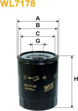 WIX Filters WL7178 - Filter za ulje www.molydon.hr