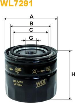 WIX Filters WL7291 - Filter za ulje www.molydon.hr