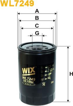 WIX Filters WL7249 - Filter za ulje www.molydon.hr