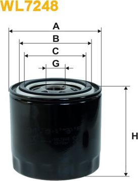 WIX Filters WL7248 - Filter za ulje www.molydon.hr