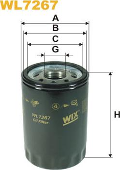 WIX Filters WL7267 - Filter za ulje www.molydon.hr