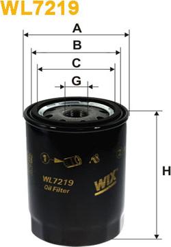 WIX Filters WL7219 - Filter za ulje www.molydon.hr