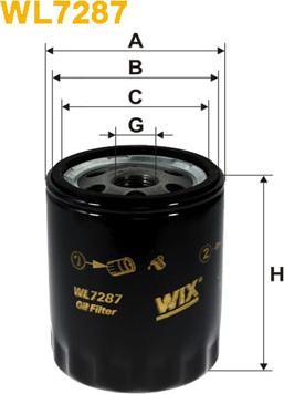 WIX Filters WL7287 - Filter za ulje www.molydon.hr