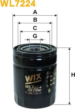 WIX Filters WL7224 - Filter za ulje www.molydon.hr