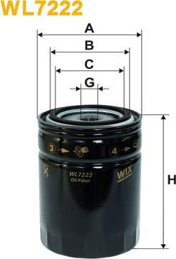 WIX Filters WL7222 - Filter za ulje www.molydon.hr