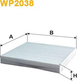 WIX Filters WP2038 - Filter kabine www.molydon.hr