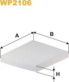 WIX Filters WP2106 - Filter kabine www.molydon.hr