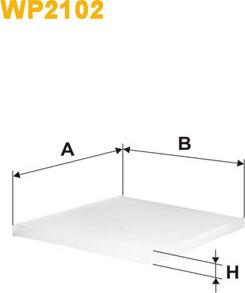 WIX Filters WP2102 - Filter kabine www.molydon.hr