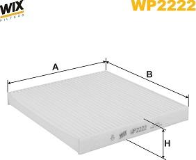 WIX Filters WP2222 - Filter kabine www.molydon.hr