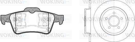 Woking 89423.01 - Komplet kočnica, disk-kočnica www.molydon.hr
