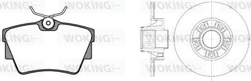 Woking 84913.20 - Komplet kočnica, disk-kočnica www.molydon.hr