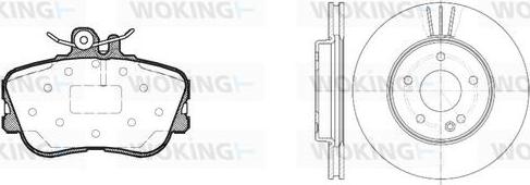 Woking 85453.02 - Komplet kočnica, disk-kočnica www.molydon.hr