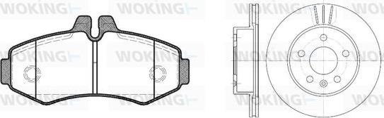 Woking 86013.00 - Komplet kočnica, disk-kočnica www.molydon.hr