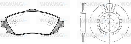 Woking 86743.02 - Komplet kočnica, disk-kočnica www.molydon.hr