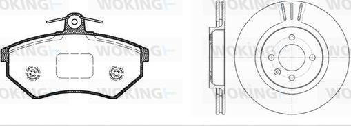 Woking 80343.03 - Komplet kočnica, disk-kočnica www.molydon.hr