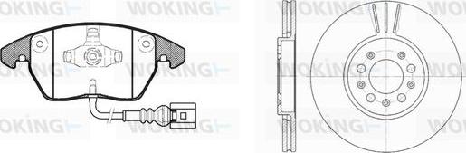 Woking 811303.03 - Komplet kočnica, disk-kočnica www.molydon.hr