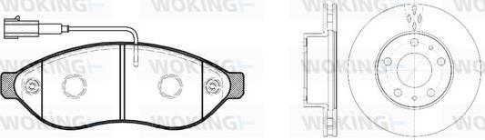 Woking 813373.00 - Komplet kočnica, disk-kočnica www.molydon.hr
