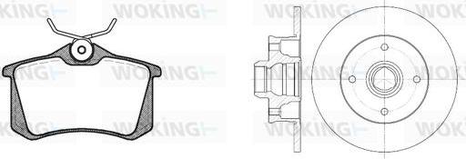 Woking 83633.02 - Komplet kočnica, disk-kočnica www.molydon.hr