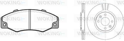 Woking 83203.01 - Komplet kočnica, disk-kočnica www.molydon.hr