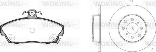 Woking 82373.00 - Komplet kočnica, disk-kočnica www.molydon.hr