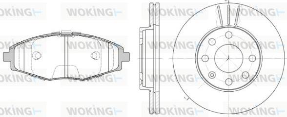 Woking 87963.01 - Komplet kočnica, disk-kočnica www.molydon.hr